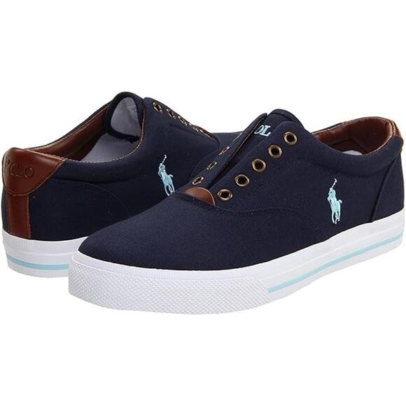 Ralph Lauren Men's Vito Fashion Sneaker - 11.5 Navy - Picture 2 of 6